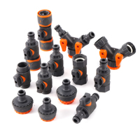 Connecteur fileté 1/2 3/4 1 pouce, raccord rapide pour tuyau d'irrigation de jardin, adaptateur de robinet