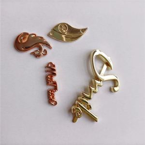 Etiqueta Metálica con Logotipo Personalizado, Placa con Orificio para Coser de Alta Calidad para Ropa y Zapatos, Etiquetas Metálicas Hechas a Medida para Prendas - Product Image 2