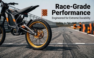 Roues tout-terrain <span class=keywords><strong>KKE</strong></span> 19/18 Surron Light Bee 1.6x19 Avant 1.85x16 Arrière, moyeu multicolore - Product Image 2