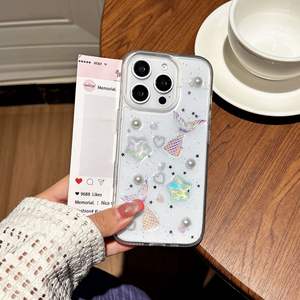 Coque en TPU 3D avec queue <span class=keywords><strong>de</strong></span> <span class=keywords><strong>sirène</strong></span> étoilée pour iPhone 16 Pro Max 15 Pro 14 8 Plus, design époxy <span class=keywords><strong>de</strong></span> haute qualité, housse en boîte incluse - Product Image 6