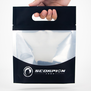 ถุงบรรจุกระสุนแบบใสออกแบบได้ตามต้องการถุงซิปล็อกถุงไมลาร์พร้อมที่จับสำหรับใส่ฮาร์ดแวร์ - Product Image 1