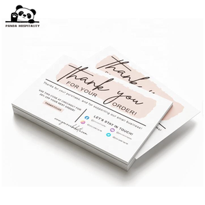 Cartes de remerciement professionnelles personnalisées avec dorure or et argent brillante pour promotions et affirmations - Product Image 5