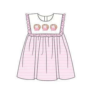 Conjunto de Verano para Niñas Pequeñas, Venta al por Mayor, Nueva Colección, Top Verde a Rayas sin Mangas con Estampado de Pato Mallard y Pantalones Cortos, Estilo Moderno - Product Image 5