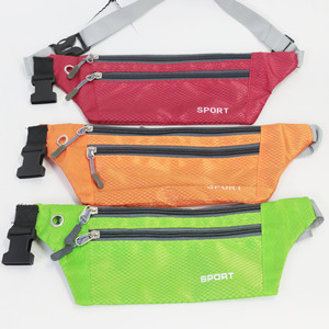Sac banane de sport d'extérieur avec laisse de traction mains libres en nylon réfléchissant pour animaux de compagnie, orange - Product Image 2