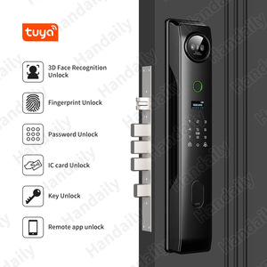 Nhà Máy tuya 3D mặt Cửa Khóa Video <span class=keywords><strong>intercom</strong></span> Kỹ Thuật Số an ninh hoàn toàn tự động Kỹ Thuật Số vân tay thông minh khóa cửa với máy ảnh - Product Image 2