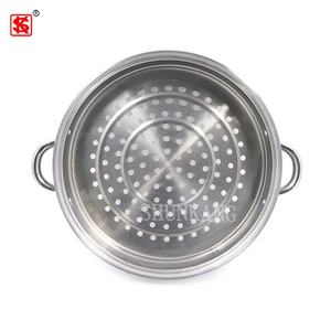 <span class=keywords><strong>Olla</strong></span> de vapor de acero inoxidable 410, <span class=keywords><strong>olla</strong></span> de cocina con vaporizador, 28cm, barata, al por mayor - Product Image 4