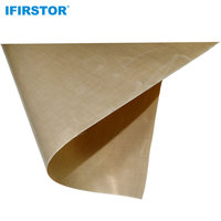 Prix usine résistant à l'acide imperméable plaine tissé isolation thermique Ptfe (téflonnage) feuille de libération tissu de verre PTFE