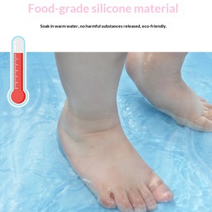 <span class=keywords><strong>BEHE</strong></span> Baby-Badematte Rutschfeste Silikon Ovale Cartoon-Fisch-Matte Maschinengefertigte Dusch- und Badewannenmatte für Babywanne und Badezimmer - Product Image 2