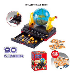 Jeu de Bingo BGL, loterie à 90 boules/24-48 cartes, machine à loterie verticale transparente éducative - Product Image 3