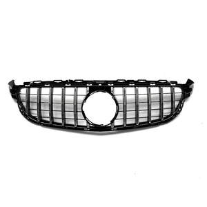 Parrilla Delantera Mercedes-Benz C63 W205, Estilo Vertical ABS, para Modelos 2015-2018, Pieza de Mejora Retrofit - Product Image 3