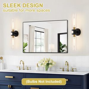 Lámparas de pared modernas, lámparas de pared de baño con vidrio transparente, adecuadas <span class=keywords><strong>para</strong></span> espejos de baño, salas de estar, pasillos, dormitorios - Product Image 4