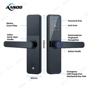 Kỹ thuật số thông minh khóa cửa cho căn hộ Home & Room tuya ttlock App mật khẩu điều khiển & vân tay Keyless nhập wifi mạng - Product Image 5