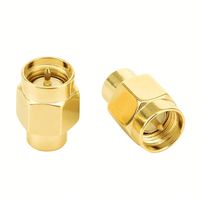 SMA-Conector de terminal de carga SMA-Enchufe macho Carga ficticia 50-Ohm RF Coaxial SMA-Tapa antipolvo
