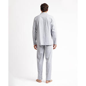 ANTONIO MIRO Pyjama Homme Manches Longues à Épaules Ouvertes avec Imprimé Machine à Écrire - Product Image 2