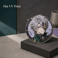 Badge personnalisé en émail dur, rond, personnage d'anime masqué, épinglette, accessoire de jeu, objet de collection pour fans