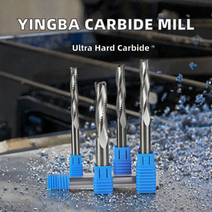 YUFU Fraise à dégrossir en carbure monobloc à 3 cannelures, à bord ondulé, en acier au tungstène, pour aluminium et métaux, pour routeur CNC - Product Image 2