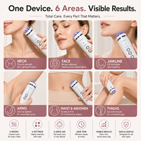 Appareil de beauté coréen haut de gamme 6 en 1 chaud et froid, instrument de beauté du visage, blanchiment de la peau, anti-rides, lifting du visage et du cou, kits de massage
