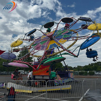 Manèges de fête foraine : Manège Parachutiste, Grande Roue avec lumières LED, Équipement de parc d'attractions à vendre