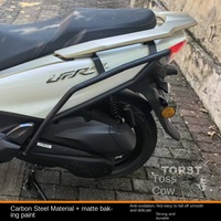 Barres de protection avant et arrière Haojue UFR150 - Protection de moto en acier au carbone avec bloc réfléchissant, nouveaux accessoires modifiés