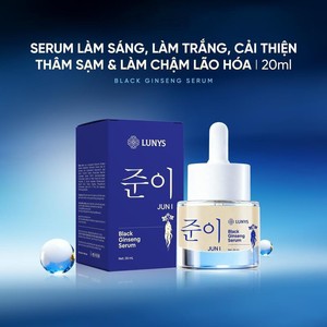 Sérum Visage au Ginseng Noir Panax LUNYS 20ml – Essence Éclaircissante Anti-Âge, Atténuation des Taches Brunes, Éclat Lumineux – Soin Coréen - Product Image 4