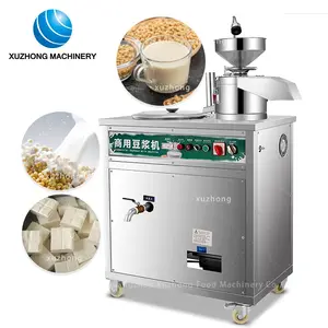 Stainless Steel Grinding And Boiled Soyamilk Making Machine Tofu Soya Milk Machine Maker Bean Product Processing Machinery