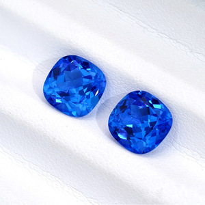 Cobalt Spinel Loose Stone Square Cut For Jewelry Making 8x8mm Blue Gemstone - Product Image 3