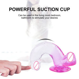 Realistischer <span class=keywords><strong>Dildo</strong></span> für Frauen Vaginal G-Punkt Gelee Schlanker <span class=keywords><strong>Dildo</strong></span> Sexspielzeug Klarer <span class=keywords><strong>Dildo</strong></span> Starker Saugnapf Anal Sexspielzeug für Frauen - Product Image 4
