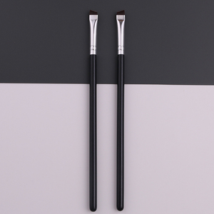 Pinceaux de maquillage IPRESTA à manche en bois, poils synthétiques <span class=keywords><strong>ultra</strong></span>-fins et plats, inclinés, pour eye-liner, sourcils, anticernes et crayon à sourcils - Product Image 5