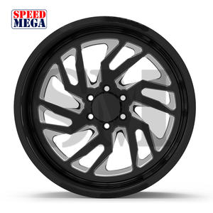 Jantes de camion forgées tout-terrain, noir brillant avec finition usinée, 20, 22, 24, 26 pouces, 6x139.7 pour F150, usage intensif - Product Image 2