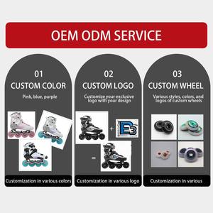 Patins à roulettes professionnels Ruidongle pour enfants <span class=keywords><strong>de</strong></span> 3 à 12 ans, en tissu maillé PU, coque rigide, roues lumineuses, taille réglable - Product Image 5