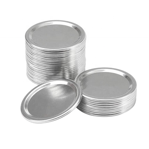 Factory sale 86mm Bulk Regular Silver Canning Lids Mason Jar lids