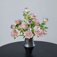 YL Factory Groothandel Kunstzijde Rozen Pasen Kerstmis Bruiloft Valentijnsdag Feestdecoratie Modern Handgemaakt Gebrande Rand 7