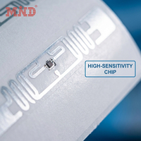 Etiqueta RFID Pasiva UHF de 860~960 MHz, Etiqueta Inteligente UHF de Largo Alcance, Etiqueta RFID UHF, Etiqueta Adhesiva RFID Pasiva