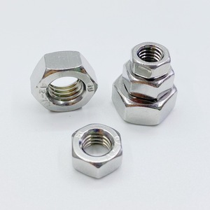 304 Stainless Steel Hex Nuts M2 M30 DIN934 Metric Grade A Right Hand Thread - Product Image 1