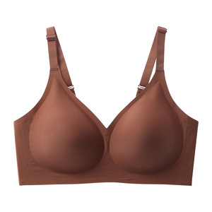 Customized logo Cup <strong>Bra</strong> Standard Thickness Spandex Material Breathable <strong>clear</strong> <strong>Back</strong> Ladies Beautiful Breasts <strong>Bra</strong> Large Jelly <strong>Bra</strong> - Product Image 5
