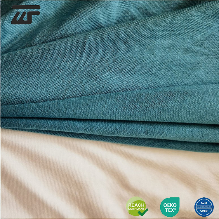 Bamboo Fiber Knitted Stretch Fabric for Soft Touch Apparel & Bedding