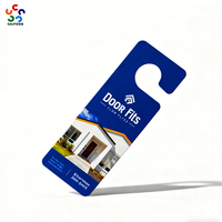 Fábrica CaiFeng, Folletos de Papel Artístico Personalizados, Cubierta Dura, Laminación de Película, Publicidad, Tarjetas para Manijas de Puerta, Impresión de Papel para Colgar