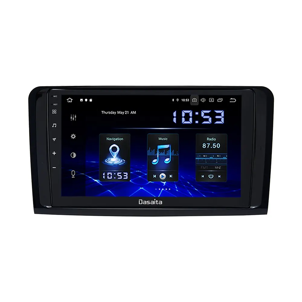 Dasaita max10 para benz ml, w164 gl x164 ml350 ml320 ml280 gl350 gl450 dvd player de carro navegação gps aplicar carplay 4 + 64g hd estéreo