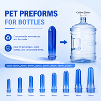 Préformes PET 28mm 30mm 38mm 55mm pour fournisseur de bouteilles de boissons gazeuses et de jus