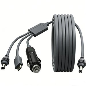 Câble d'alimentation Starlink 3-en-1 USB-C vers chargeur de voiture DC, cordon étanche pour Starlink Mini Gen3 - Product Image 4