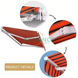 Toldo Retráctil Eléctrico <span class=keywords><strong>de</strong></span> Alta Resistencia con Marco <span class=keywords><strong>de</strong></span> Aluminio Resistente al Viento, Directo <span class=keywords><strong>de</strong></span> Fábrica, para Villas y Restaurantes - Product Image 6