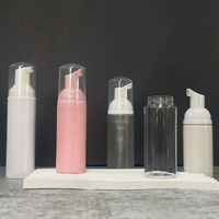 Botella vacía de plástico con dispensador de espuma para jabón de manos, 50 ml, para champú y sérum para el cuidado de la piel