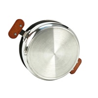 Réchaud de buffet professionnel en acier inoxydable pour hôtel et restaurant, 18 cm