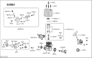 RC Car FC 21cxp Nitro Engine pour <span class=keywords><strong>1</strong></span>/<span class=keywords><strong>8</strong></span> HSP RH ZD Nitro <span class=keywords><strong>Buggy</strong></span> Monster Parts - Product Image 5