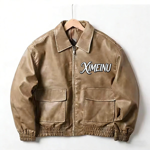 Factory Custom <strong>Leather</strong> <strong>Jackets</strong> Men's Fashion Windbreak <strong>Leather</strong> Motorcycle <strong>Jackets</strong> High Quality PU <strong>Leather</strong> Biker <strong>Jacket</strong> - Product Image 1