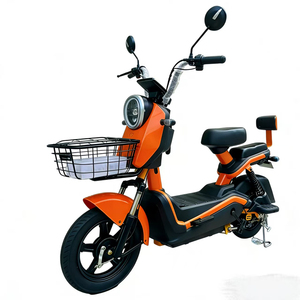 14 Inch Electric City <b>Bike</b> with Front <b>Basket</b> Digital Display <b>Rear</b> Suspension - Product Image 3