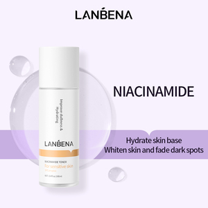 Tónico Facial Blanqueador con Niacinamida y Vitamina C LANBENA, Aclaramiento 3D para Mejorar la Opacidad, Hidratación Profunda - Product Image 1