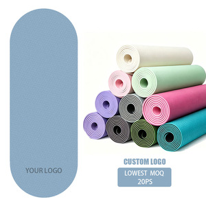 <span class=keywords><strong>Tapis</strong></span> de yoga ovale en TPE, antidérapant, écologique, épais, pour la maison, la salle de sport, le fitness, le Pilates, logo personnalisé gratuit, MOQ 20 pièces - Product Image 1