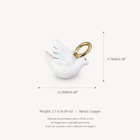 Hongtong AC-390 Novedad: Encantadores dijes de animales (conejo, cerdo) de moda y delicados, ¡gran éxito de ventas! Ideales para la creación de collares DIY.