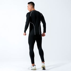 ชุดฝึกบาสเก็ตบอลสำหรับผู้ชายและนักเรียนที่ทันสมัยชุดออกกำลังกายแขนสั้นยืดหยุ่นสูง - Product Image 3